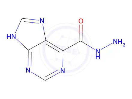 Chemical structure of 7H-Purine-6-carbohydrazide