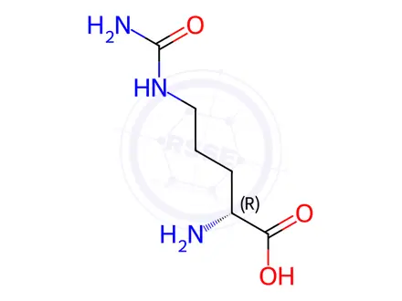 Chemical structure of D-Citrulline