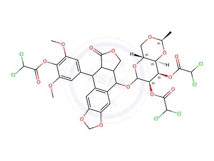 Chemical structure of Etoposide Impurity 33