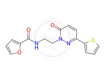 Chemical structure of N-(2-(6-Oxo-3-(thiophen-2-yl)pyridazin-1(6H)-yl)ethyl)furan-2-carboxamide