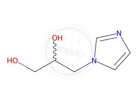 Chemical structure of 3-(1H-imidazol-1-yl)propane-1,2-diol