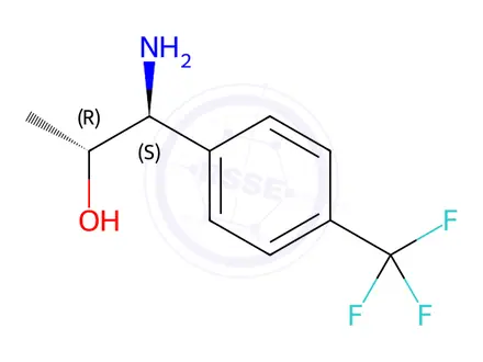 Chemical structure of (1S,2R)-1-AMINO-1-[4-(TRIFLUOROMETHYL)PHENYL]PROPAN-2-OL