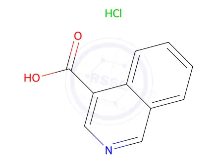 Chemical structure of Isoquinoline-4-carboxylic acid hydrochloride