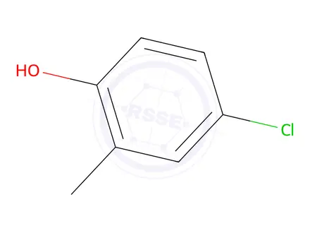 Chemical structure of 4-Chloro-o-cresol