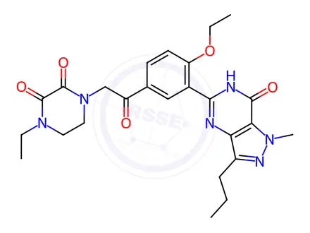 Chemical structure of Dioxohongdenafil
