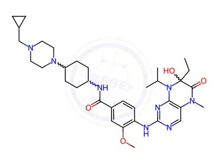 Chemical structure of Volasertib Metabolite CD10899