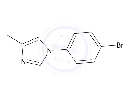 Chemical structure of 1-(4-Bromophenyl)-4-methyl-1H-imidazole