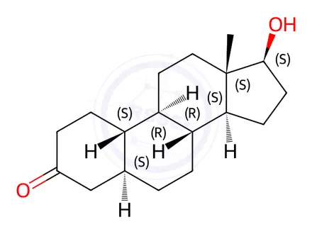 Chemical structure of 5a-Estran-17ß-ol-3-one