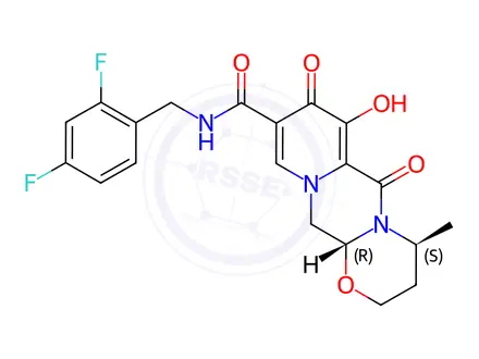 Chemical structure of Dolutegravir Enantiomer
