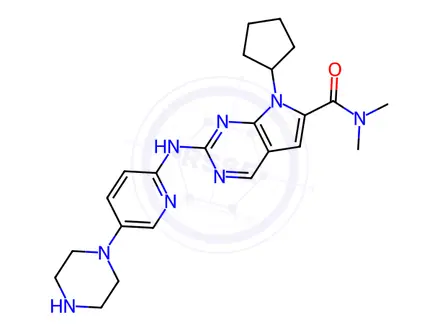 Chemical structure of Ribociclib