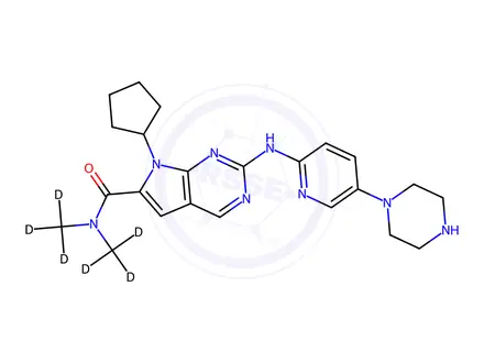 Chemical structure of Ribociclib Impurity 76