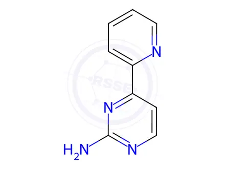 Chemical structure of 4-(2-Pyridinyl)-2-pyrimidinamine