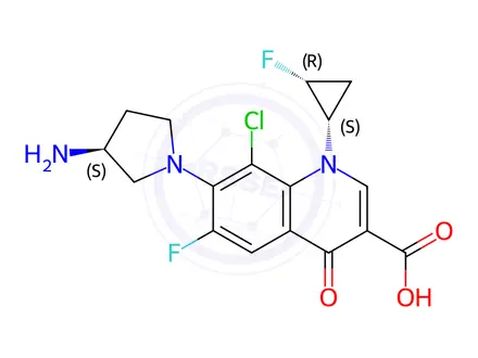 Chemical structure of Clinafloxacin Impurity 12
