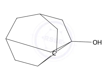 Chemical structure of Tricyclo[4.3.1.13,8]undecan-1-ol