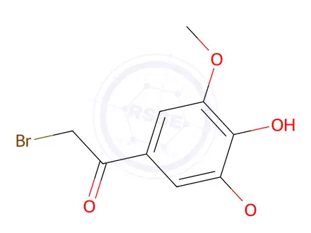 Chemical structure of α-Bromoacetosyringone