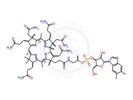 Chemical structure of Nitritocobalamin