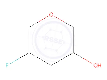 Chemical structure of 5-fluorooxan-3-ol
