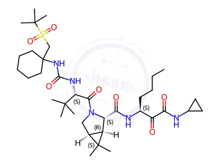 Chemical structure of Narlaprevir