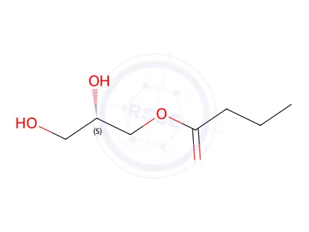 Chemical structure of (S)-2,3-Dihydroxypropyl butyrate