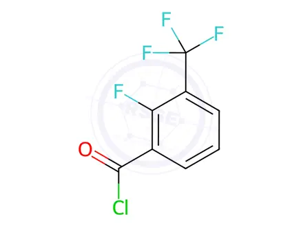 Chemical structure of 2-Fluoro-3-trifluoromethylbenzoyl Chloride