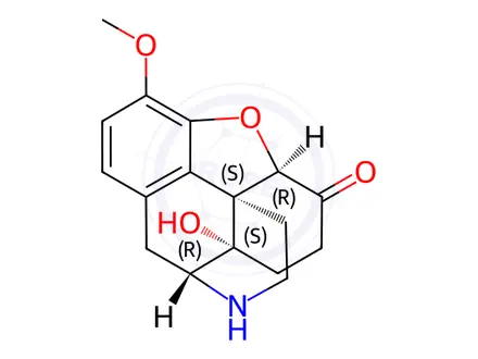 Chemical structure of Oxycodone EP Impurity C HCl