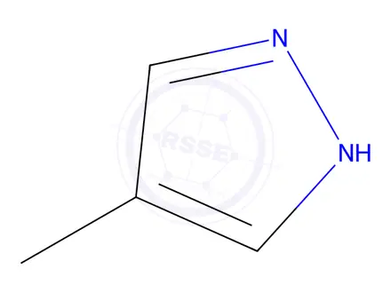 Chemical structure of 4-Methylpyrazole