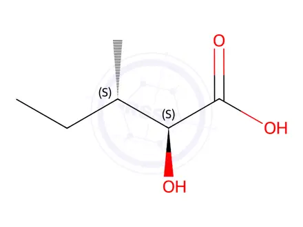Chemical structure of (2S,3S)-2-Hydroxy-3-methylpentanoic acid