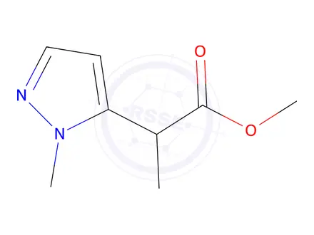 Chemical structure of Methyl 2-(1-methyl-1h-pyrazol-5-yl)propanoate