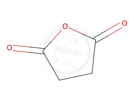 Chemical structure of Succinic anhydride