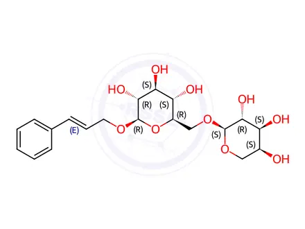 Chemical structure of Rosavin