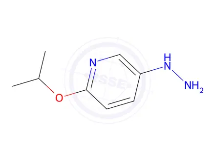 Chemical structure of 5-Hydrazinyl-2-isopropoxypyridine