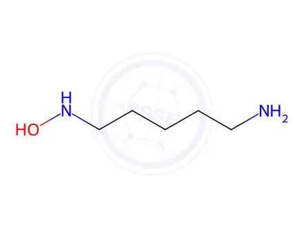 Chemical structure of 5-(Hydroxyamino)pentan-1-amine dihydrochloride