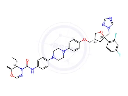 Chemical structure of Posaconazole Impurity 497