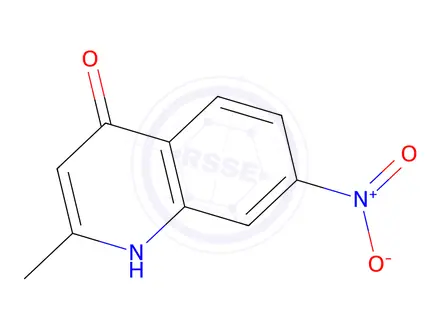 Chemical structure of 2-Methyl-7-nitroquinolin-4-ol