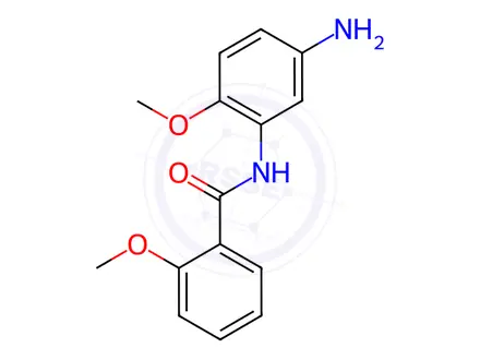 Chemical structure of N-(5-Amino-2-methoxyphenyl)-2-methoxybenzamide