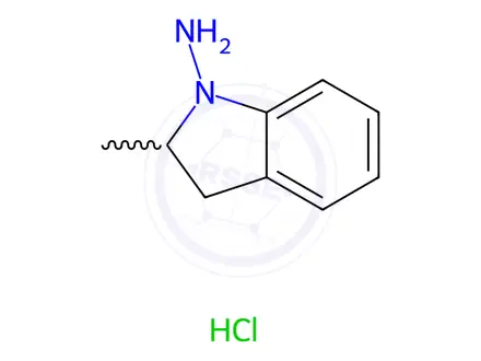 Chemical structure of Indapamide EP Impurity C Hydrochloride