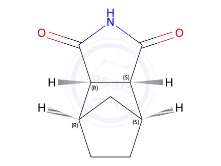 Chemical structure of endo-Hexahydro-1H-4,7-methanoisoindole-1,3(2H)-dione