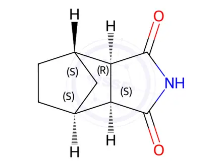 Chemical structure of (3aR,4S,7S,7aS)-Hexahydro-1H-4,7-methanoisoindole-1,3(2H)-dione