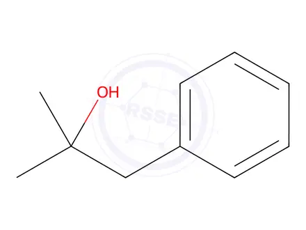 Chemical structure of 2-Methyl-1-phenyl-2-propanol