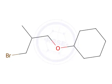 Chemical structure of (3-Bromo-2-methylpropoxy)cyclohexane