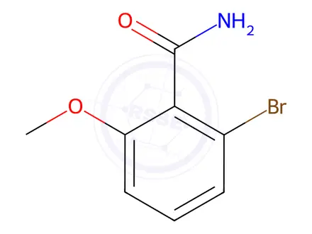Chemical structure of 2-Bromo-6-methoxybenzamide