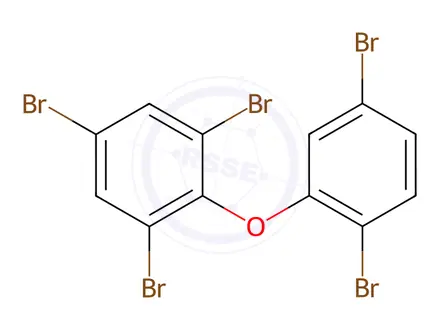 Chemical structure of 2,2',4,5',6-Pentabromodiphenyl Ether