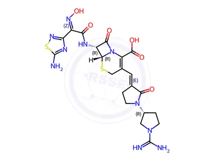 Chemical structure of Ceftobiprole Impurity 73