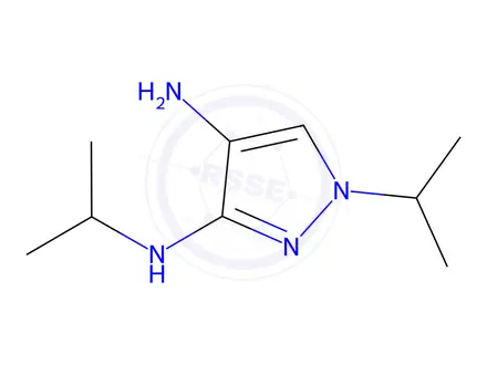 Chemical structure of N~3~,1-diisopropyl-1H-pyrazole-3,4-diamine