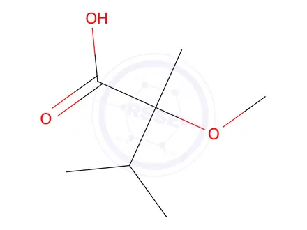 Chemical structure of 2-methoxy-2,3-dimethylbutanoic acid