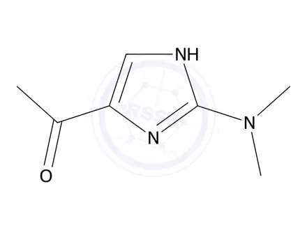 Chemical structure of 1-(2-(Dimethylamino)-1H-imidazol-4-yl)ethanone
