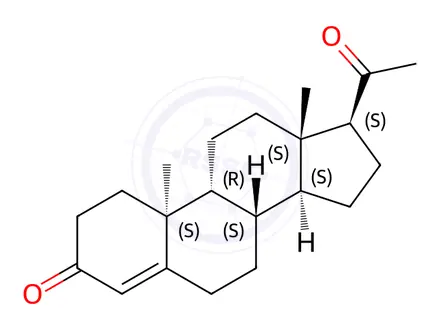 Chemical structure of Progesterone Impurity 65
