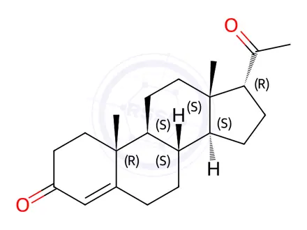Chemical structure of Progesterone EP Impurity M
