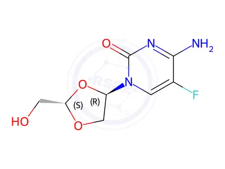 Chemical structure of Emtricitabine Impurity 74
