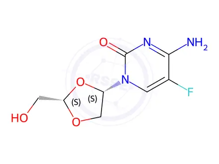 Chemical structure of Emtricitabine Impurity 77
